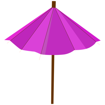 Lilac cocktail umbrella. png