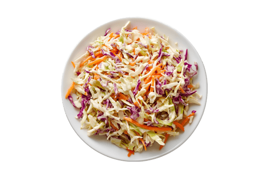 Creamy Coleslaw Salad in White Bowl Delicious Side Dish png