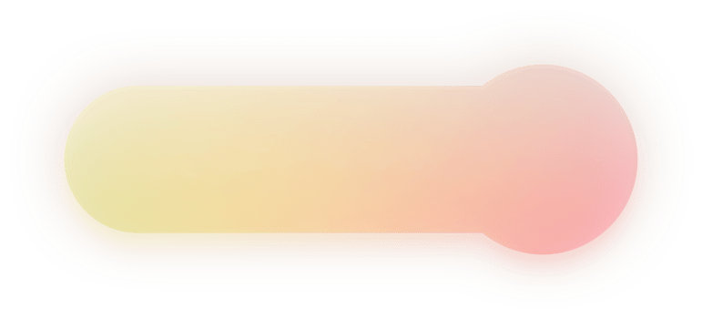 Gradient Neon Rounded Rectangle Button With Right Circle End Multicolor Shape With Soft Glow For Web And App Interface, UI UX Design Element, Colorful Call To Action Graphic png