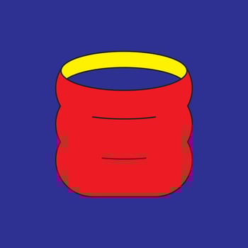 Fun Matcha with Primary Colors vector