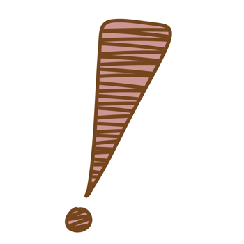exclamation mark with lineart png