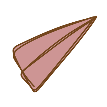 paper airplane icon on transparent background png