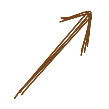 simple arrow cutout png