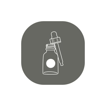 Pipette Skincare Bottle vector