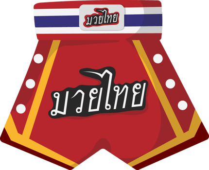 Muay Thai Boxing Shorts Illustration png
