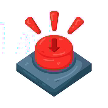 Illustration of Start Button vector