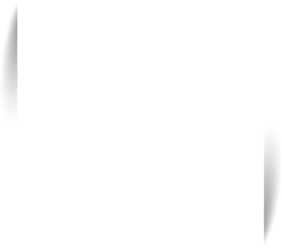 Realistic white paper and box square shadow dacoration png