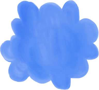 Cloud watercolor element design png