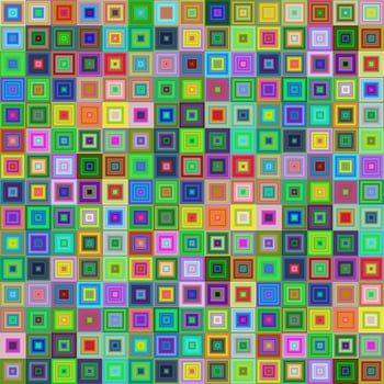 Colorful abstract square pattern vector
