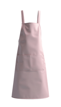 Soft pink apron ready for baking and cooking tasks, bringing comfort to kitchen png