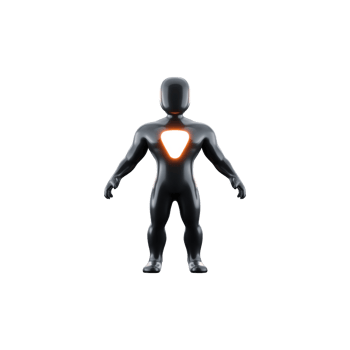 Futuristic Robot With Glowing Chest Core. Symbol Of Advanced Technology And Innovation Isolated On Transparent Background png