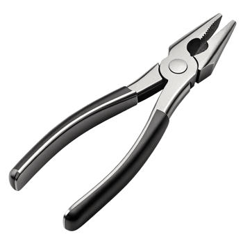 A pair of pliers. isolated on a transparent background png