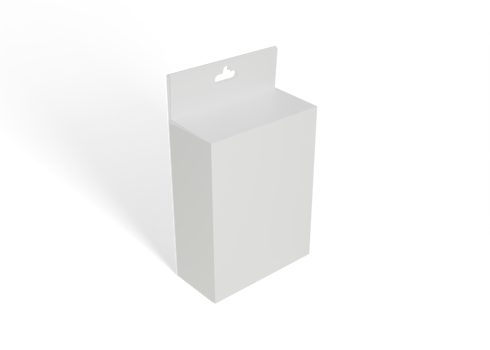 Paper Hanger Box for Product Packaging png