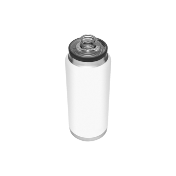 A white water bottle with a transparent cap isolated on transparent background png