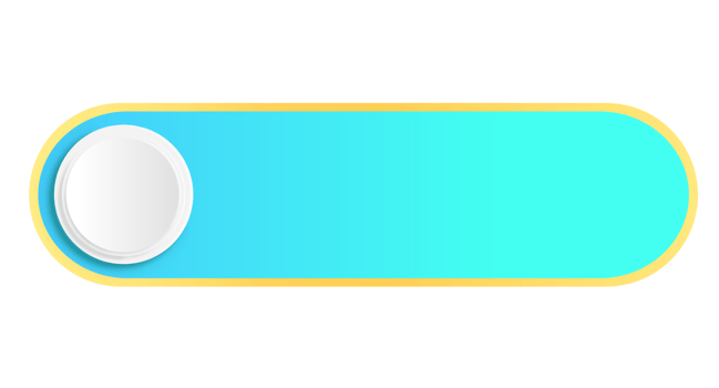 Modern Toggle Switch with Light Blue and Yellow Border png