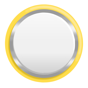 Shiny Blank Yellow Bordered Round Button Icon png
