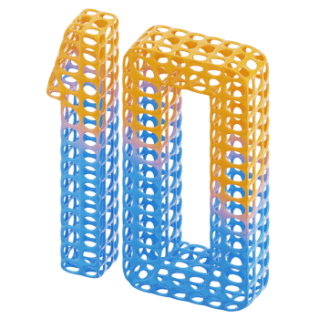 Number 10 3D Illustration png