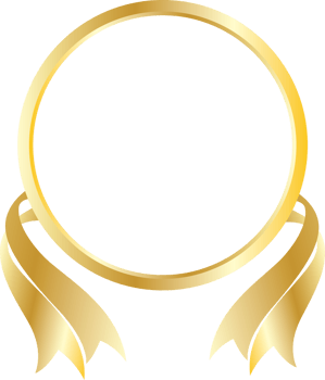 Golden Badge transparent background png