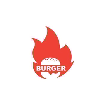 burger icon illustration design. vector