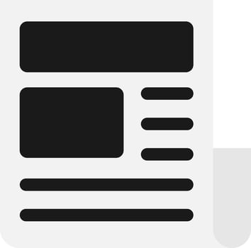 Newspaper Article Paper House vector