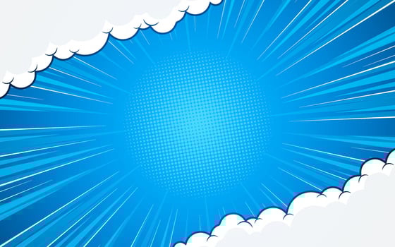 Pop art comic background texture vector