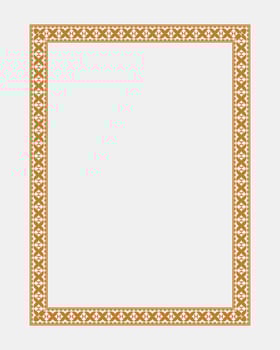 Elegant floral frame and border set with decorative square, round, and custom shape design elements vector