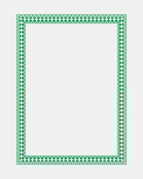 Frame concept text box square set plant floral and custom shape art border, cover element vector