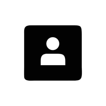 User profile icon account and avatar symbol vector