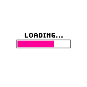 Magenta Progress Bar Visualizing Data Transmission on a Seamless Canvas Displaying Seamless png