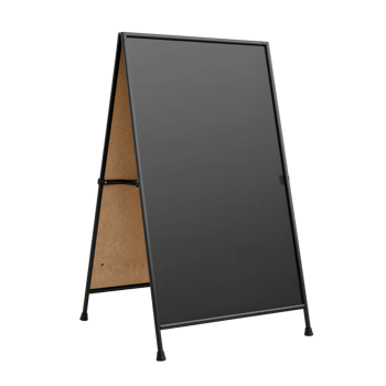 Minimalist menu board on transparent background for business promotion and advertising solutions png