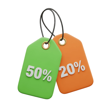 Discount price tags png