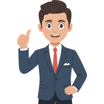 Businessman Giving Thumbs Up png