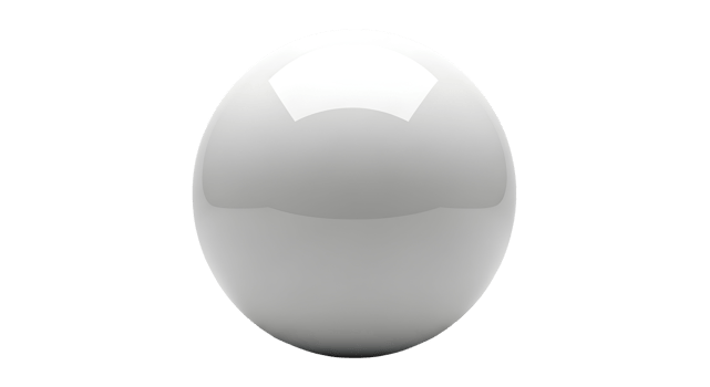 A simple white sphere png