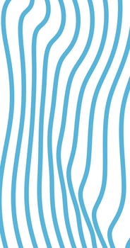 Blue Stripes Seamless pattern with abstract wavy lines Vertical illustration vector