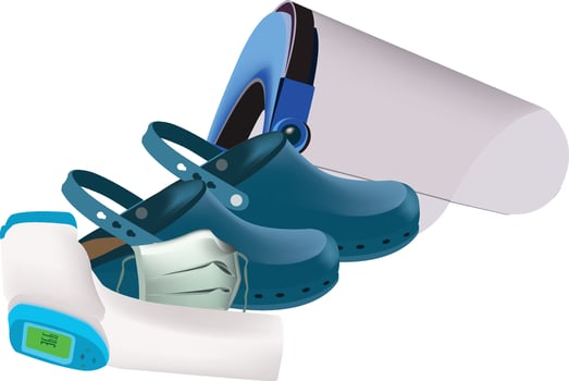 hospital accessories covit 19 hospital accessories covit 19 vector