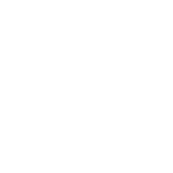 White Dotted Circle Bumble Logo on Transparent Background png