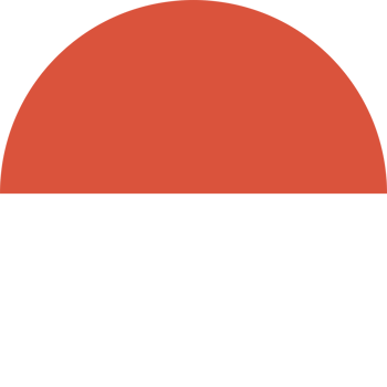 National round flag of Indonesia. Circle shape button Indonesian flag. png