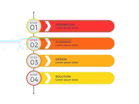 Infographic design template with icons and 5 options or steps. Can be used for process diagram, presentations, workflow layout, banner, flow chart vector