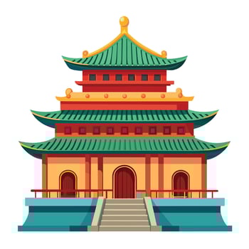 Traditional Chinese Pagoda vector