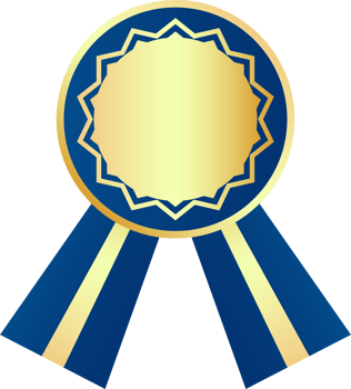 blue gold coin medal png