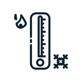 Smart Thermostat Icon in line style. Perfect for apps, websites, UI UX, presentations, or infographics. Editable illustration file with clean design and modern design. Transparent Background. png