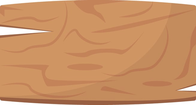 Wooden Signpost. Cartoon Illustration vector