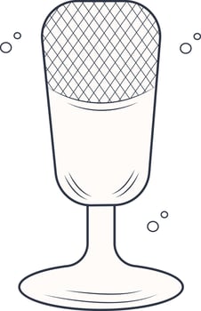Hand Drawn Podcast Clipart vector