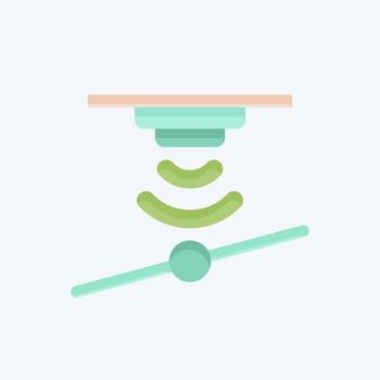 Icon Tilts Sensor. related to Sensors symbol. flat style. design editable vector