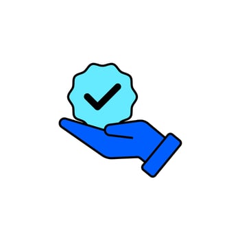 Icon a branding, isolated against a clean background. vector