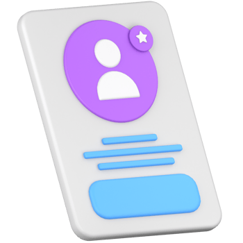 Profile Essential 3D Illustration png