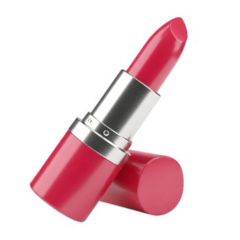 A pink lipstick tube png