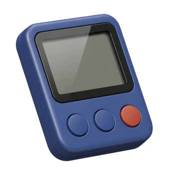 Blue handheld device png