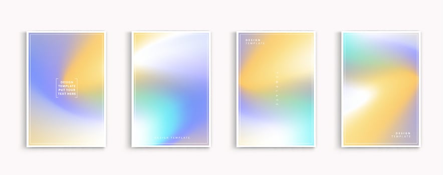 Colorful abstract background templates vector