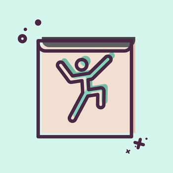 Icon Avatar. related to Metaverse symbol. MBE style. design editable vector